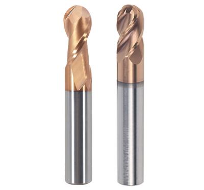 China Aluminum/Steel Brass/Stainless Steel/SUS/S20C/Titanium JR Buy Ten Get One Free 2F HRC55 Ball Nose End Mill CNC Carbide Milling Cutter for sale