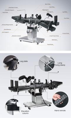 China ICU Electric Surgical Operation Table Adjusted SUS201 Medical Operating Table for sale