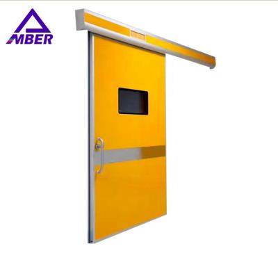 China 1500*2130mm Hospital Swing Door Galvanized Steel Electric Clean Room Sliding Doors for sale