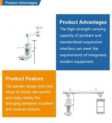 China Anesthesia Signal Double Arm Pendant , Hospital Surgical ICU Room Unit for sale