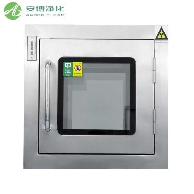 China Stainless Steel Pass Box with UV Sterilization | Pharma & Laboratory Use for sale