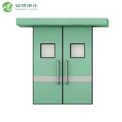 China Steel Medical Double Swing Clean Door In Hospital for sale