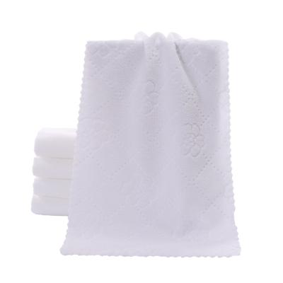 China Wholesale Viable White Superfine Fiber Towel Beauty Salon Hotel Low Price Factory Towel Absorbent Customization for sale