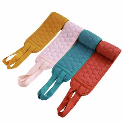 China Bathroom Strong Personal Body Home Power Cleaning Bath Towel Massager Massager Bath Towel Back Back Rubbing Belt for sale