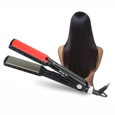 China Hot Selling Temperature Control Ceramic Women's Ceramic Splint Household Adjustable Temperature Hair Straightener for sale