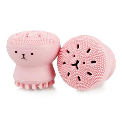 China High Quality Silicone Soft New Skin Friendly Octopus Deep Cleansing Brush Beauty Deep Cleansing Brush for sale