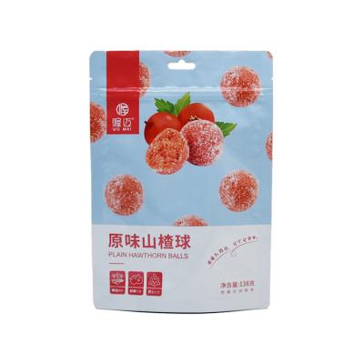 China Moisture Proof Custom 138g Zipper Food Bags Food Grade Aluminum Foil Packaging Bag Stand Up Snack Candy Food Packing Bag with Clear Window for sale