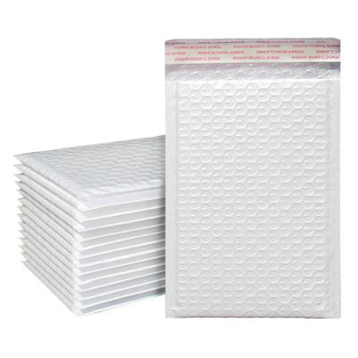 China Moisture Proof Customized White Waterproof Poly Bubble Mailers Bag Padded Self Seal Envelopes Bags for sale