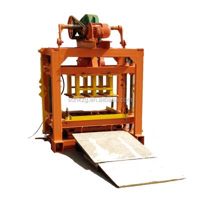 China Hot Selling Factory Mold Paver / Hollow Concrete Block Brick Making Machine for sale