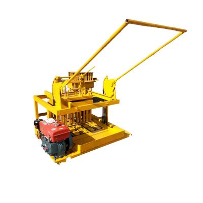 China Factory Small Factory Earth Clay Interlocking Building Block Machine Manual Soil Brick Making Machine Price for sale