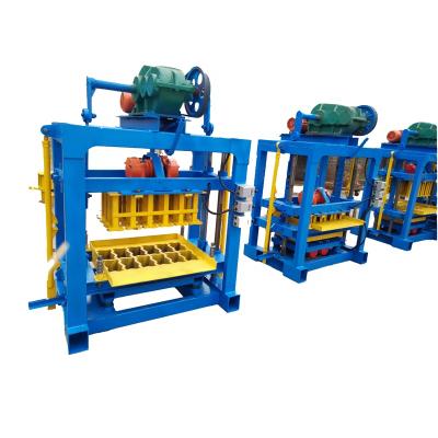 China Factory Production Line Mobile Portable Small Manual Cavity Cement Fly Ash Block Bricks Making Machinery Brick Block Maker for sale