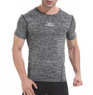 China Fashion Shirt Breathable High Quality Printing Slim Casual Gym T-Shirt Men for sale