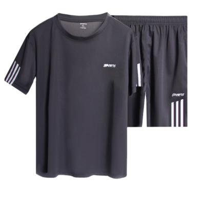 China Slim Fit Summer Sportswear Gym Tracksuits Soccer Football Sport Suit Men QUICK DRY for sale