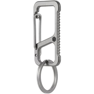 China Metal KeyUnity KM06 Key Chain Carabiner Clip, Quick Release Anti-Lost Titanium Key Holder for sale