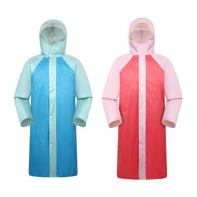 China Custom Bachelorette Rainwear Kids Color Block Raincoat Hooded Empty Wholesale Empty Reusable Rainwear Rain Jacket for sale