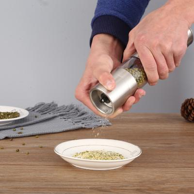 China Modern Multifunctional 2 in 1 Salt Pepper Mills Spice Adjustable Kitchen Grinding Grinder Instruments for sale