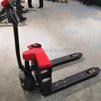 China 2ton pallet truck /electric battery operated electric pallet forklift 1150x150x50mm for sale