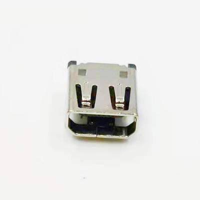 China Direct Selling New Gold Plated Mini 19pins Mini Connector USB HDMI Connector Left Charging Connector for sale