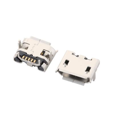 China SMT Type USB Ox Horn PCB Connector Side Entry High Temperature Resistance Micro Female Connector for sale