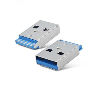 China PCB Connector USB 3.0 Type-A Connector Male 9 Pin USB-A Plus Connector USB 3.0 Type A Socket for sale