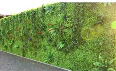 China hot sale greenery wall artificial plant wall artificial fake wall hang plant for indoor or outdoor decoration for sale