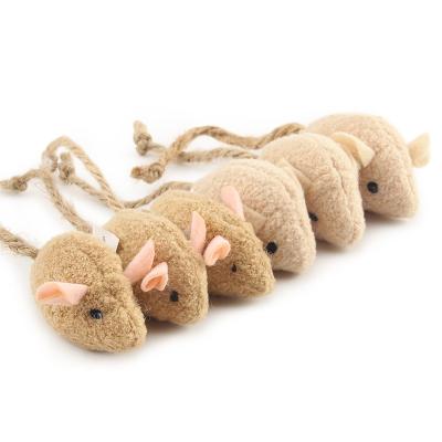 China Mix Pet Fun Toy Catnip Mice Cats Toys Viable Plush Mouse Cat Toy For Kitten for sale