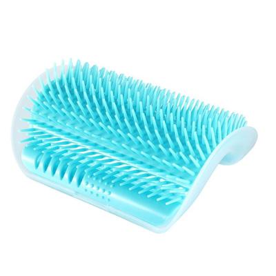 China Home Pet Cleaning Cat Comb Brush With Catnip Multi-Color Massaging Pet Comb Cheap Custom Viable Pet Grooming Comb for sale