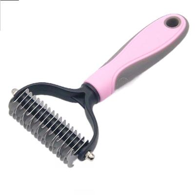 China Viable Multicolor Pet Comb Stainless Steel Pet Grooming Tool Cheap Pet Hair Removal Comb For Dogs Cat for sale