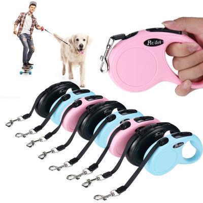 China Custom Viable Adjustable Dog Leash Flexible Multicolor ABS Leash Dog Leashes Tool For Small Medium Dogs Puppy for sale