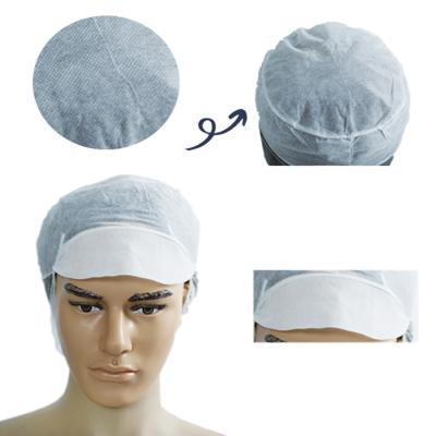 China Eco - Friendly Disposable Custom Nonwoven Peaked Snood Worker Hat For Man for sale