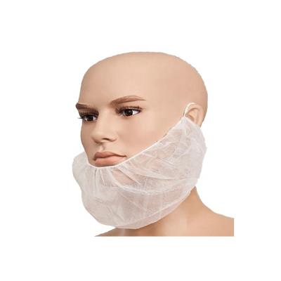 China High Filtration Capacity Disposable Nonwoven Beard Cover With Elastic for sale