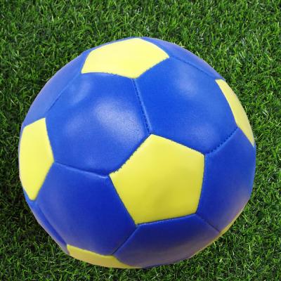 China 5 Inch Cheap Soft PU Leather Stuffed Football Kids Toy Soft Toy for sale