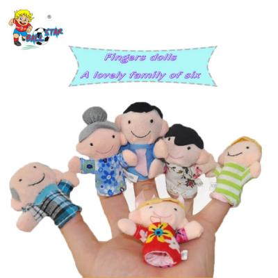 China Educational Baby Toys Parent-Child Plush Stuffed Kids Nursery Rhyme Finger Puppets From Whosale For Babies Children for sale