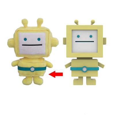 China Wholesale Plush Toys Robot Stuffed Doll Baby Plush Toy Custom Plush Doll for sale