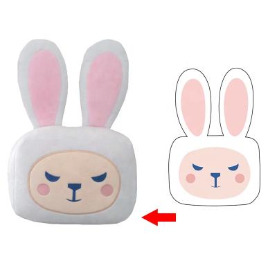 China Cute Plush Stuffed Pillow Animal Stuffed Pillow Toys Rabbit Stuffed Pillow For Baby for sale