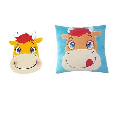 China Cheap Custom Soft Decoration Low MOQ Fabric Stuffed Pillow Plush Custom Toy for sale