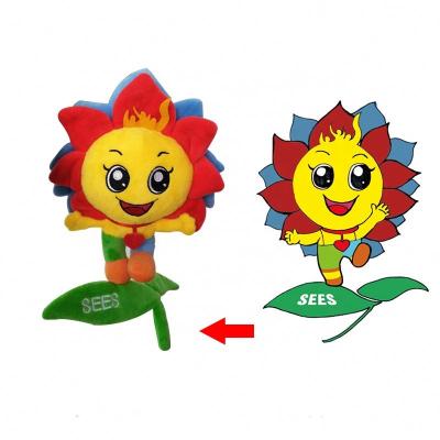 China Sunflower Toy New Product Ideas Soft Plush Stuffed Toy Small Soft Toy Sunflower for sale