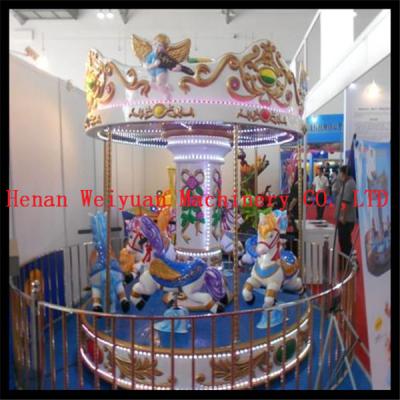 China 6 seats Easy Funfair Kids Carousel Horse for Sale for sale