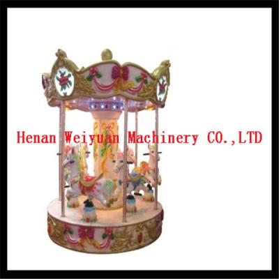 China 6 seats musical carousel horse for kids and adults for sale