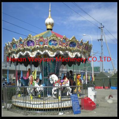 China Beautiful & Musical amusement park carousel horses for sale for sale