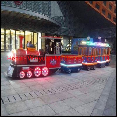 China Professional Manufacture  Shop Market Tourist Electrical Trackless Train for sale