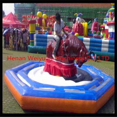 China Newest Amusement park Game Inflatable Rodeo Bull for Kids for sale