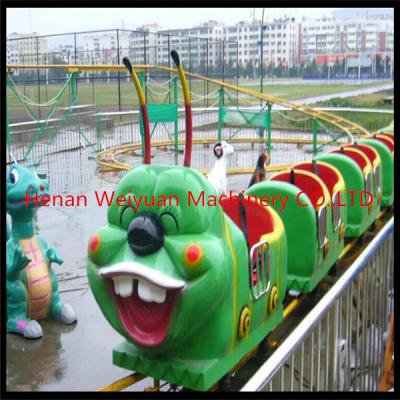 China Thrilling rides! kids amusement rides cheap backyard mini wacky worm roller coaster for sale