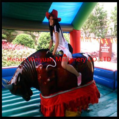 China Outdoor carnival amusement rides mechanical bull rodeo/inflatable rodeo bull for sale! for sale