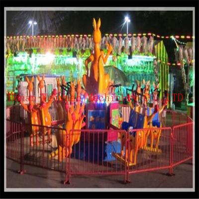 China Fiberglass amusement rides kangaroo jumping kiddie ride for sale for sale