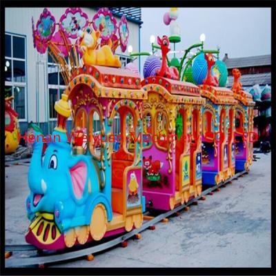 China Hot-sale Big Elephant Kiddie Train Ride/Amusement Park Train Rides for Sale for sale