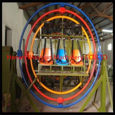 China CE certificated 6 seats amusement park rides human gyroscope/3D space ring for sale for sale