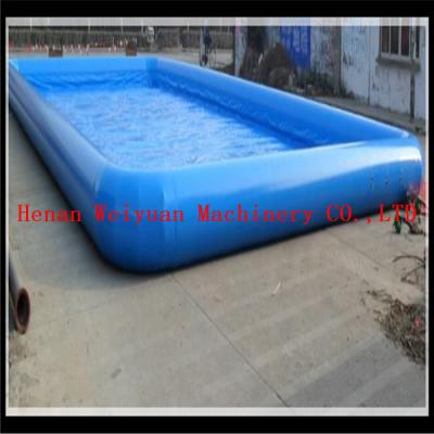 China 15*20m PVC0.9mm big water park equipment inflatable swimming pool bubble inflatable pool for sale