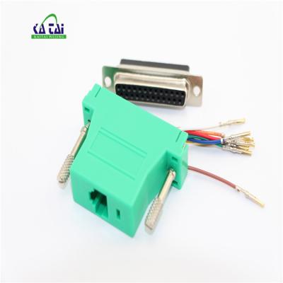 China RF DB25 to RJ11 male /female adapter for sale