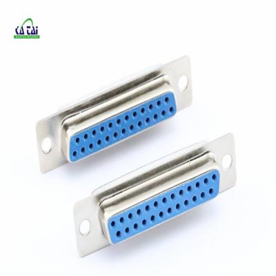 China Solder Blue Power D/USB Sub 25 Pin Female Male Connector for sale